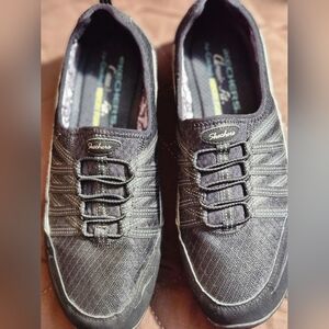 Sketchers Womens Black Air Cooled Slip On